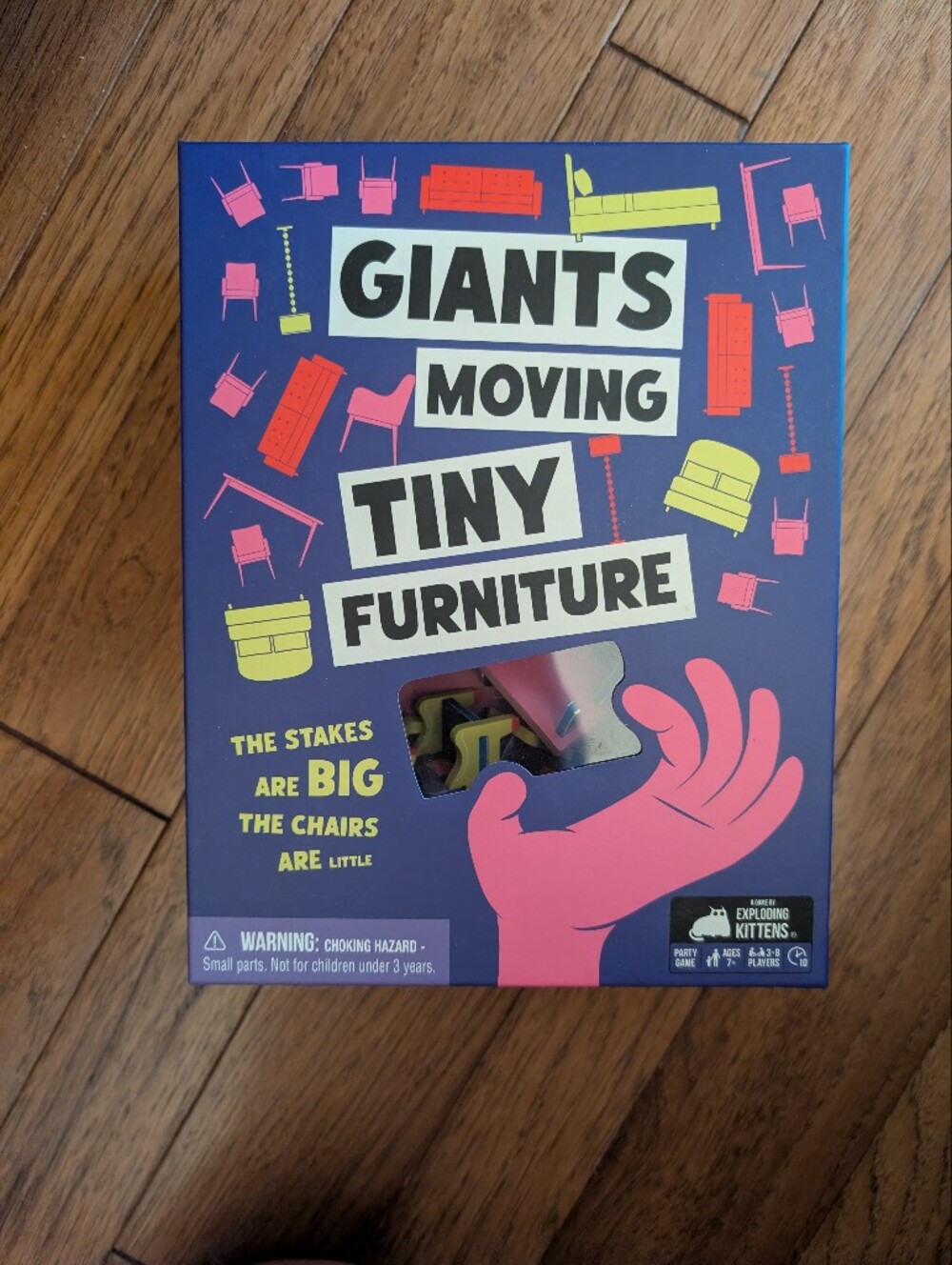 Giants Moving Tiny Furniture - Party Game By Exploding Kittens